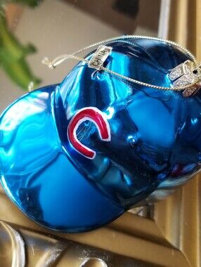 ❗Vintage 2005 Chicago Cubs MLB Blue Helmet Holiday Ornament❗
